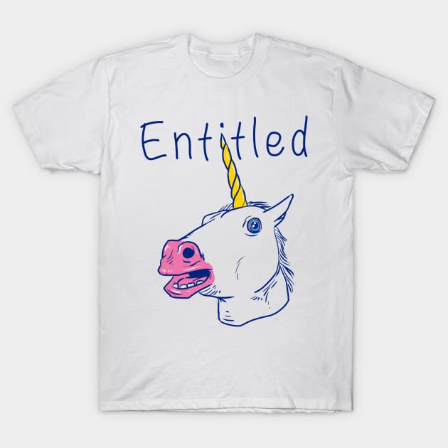 Entitled Unicorn T-Shirt by Vincent Trinidad Art